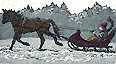 Sleigh Ride Mini by Kathleen Cantin Pricing Limited Edition Print image