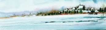 Dashing Thru Sno by Mike Capser Pricing Limited Edition Print image