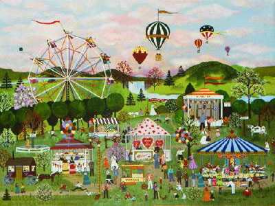 Fitchburg Townshp Fair by Jane Wooster Scott Pricing Limited Edition Print image
