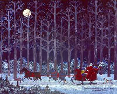 Wilber Imperson Santa by Jane Wooster Scott Pricing Limited Edition Print image