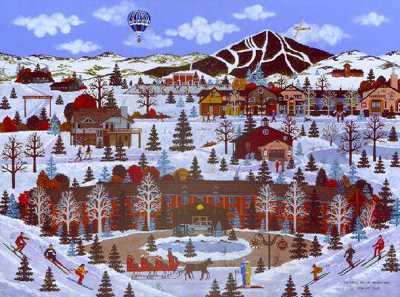 Sun Valley Wonderland by Jane Wooster Scott Pricing Limited Edition Print image