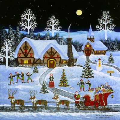 North Pole Countdown by Jane Wooster Scott Pricing Limited Edition Print image