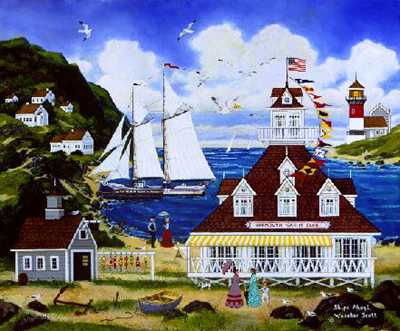Ships Ahoy by Jane Wooster Scott Pricing Limited Edition Print image