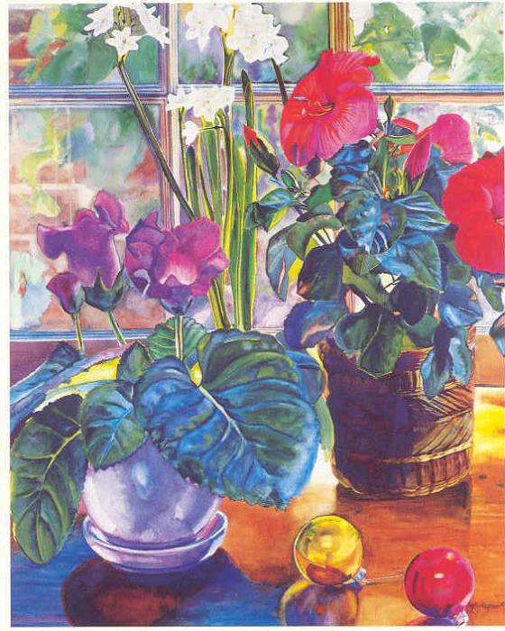 Gloxinia by Kathy Kaufman Pricing Limited Edition Print image