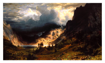 Storm In The Rocky Mountains by Albert Bierstadt Pricing Limited Edition Print image