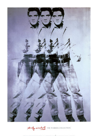 Triple Elvis, 1963 by Andy Warhol Pricing Limited Edition Print image