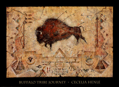 Buffalo Tribe Journey by Cecilia Henle Pricing Limited Edition Print image