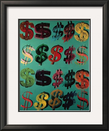 Dollar Signs, C.1981 by Andy Warhol Pricing Limited Edition Print image