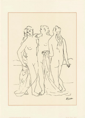 Trois Nus by Pablo Picasso Pricing Limited Edition Print image