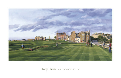The Road Hole by Tony Harris Pricing Limited Edition Print image