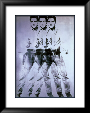 Elvis, 1963 (Triple Elvis) by Andy Warhol Pricing Limited Edition Print image