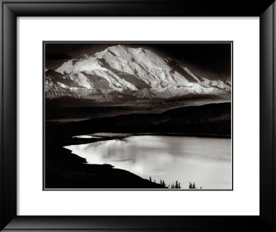 Mt. Mckinley Wonder Lake, Denali National Park, Alaska, 1947 by Ansel Adams Pricing Limited Edition Print image