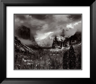 Clearing Winter Storm, Yosemite National Park, 1944 by Ansel Adams Pricing Limited Edition Print image