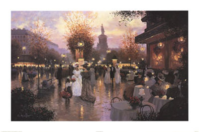 An Elegant Evening Out by Christa Kieffer Pricing Limited Edition Print image