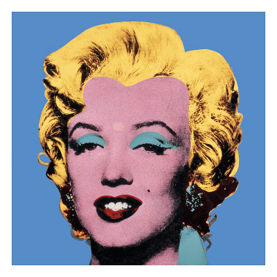 Shot Blue Marilyn, 1964 by Andy Warhol Pricing Limited Edition Print image