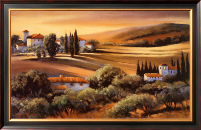 Afternoon Light In Tuscany by Carol Jessen Pricing Limited Edition Print image