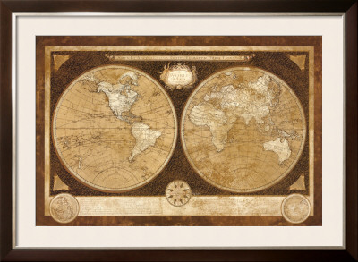 World Map by Mary Beth Zeitz Pricing Limited Edition Print image