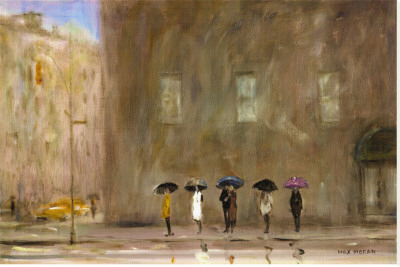 Waiting For A Cab On Park Avenue by Max Moran Pricing Limited Edition Print image