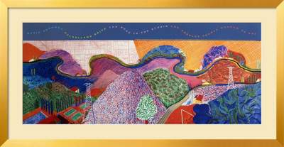 Mulholland Drive: The Road To The Studio by David Hockney Pricing Limited Edition Print image