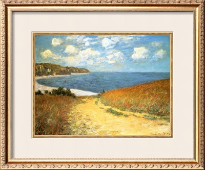 Path Through The Corn At Pourville, 1882 by Claude Monet Pricing Limited Edition Print image
