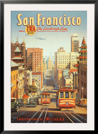 The Lindbergh Line, San Francisco, California by Kerne Erickson Pricing Limited Edition Print image