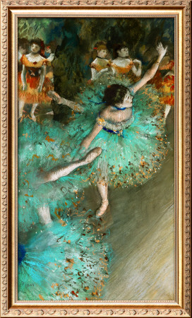 Green Dancer, Circa 1880 by Edgar Degas Pricing Limited Edition Print image