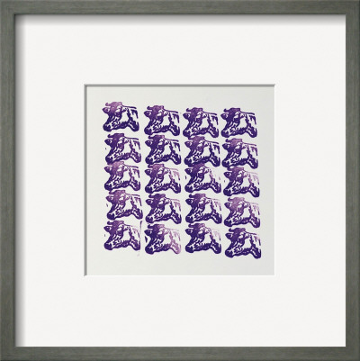 Purple Cow Stamps, C.1967 by Andy Warhol Pricing Limited Edition Print image