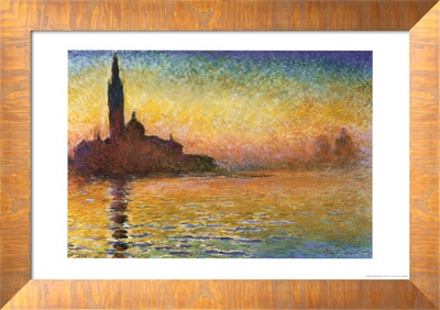 Sunset In Venice by Claude Monet Pricing Limited Edition Print image
