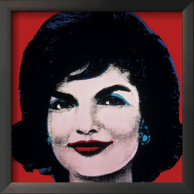 Jackie, C.1964 (On Red) by Andy Warhol Pricing Limited Edition Print image