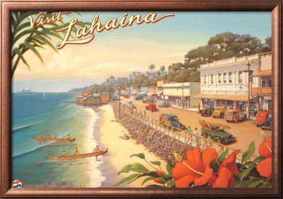 Visit Lahaina by Kerne Erickson Pricing Limited Edition Print image