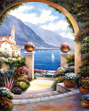 Mediterranean Scenes Iii by John Zaccheo Pricing Limited Edition Print image