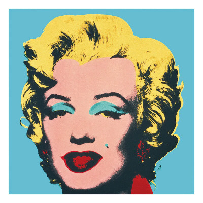 Marilyn, 1967 (On Blue) by Andy Warhol Pricing Limited Edition Print image