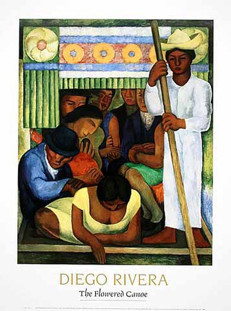 The Flowered Canoe by Diego Rivera Pricing Limited Edition Print image