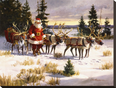 Santa's Favorite Team by Tom Browning Pricing Limited Edition Print image