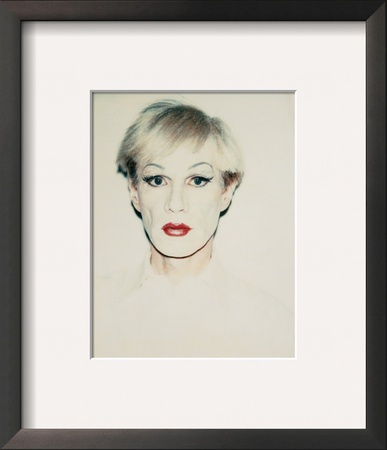 Self-Portrait In Drag, C.1981 (Short Hair) by Andy Warhol Pricing Limited Edition Print image
