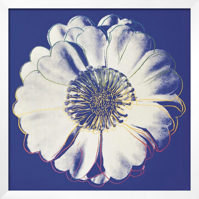 Flower For Tacoma Dome, C.1982 (Blue And White) by Andy Warhol Pricing Limited Edition Print image