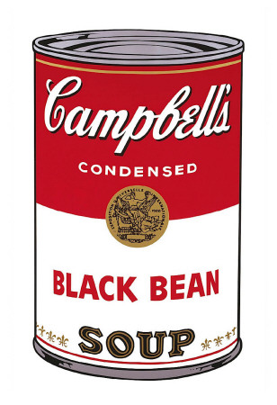 Campbell's Soup I: Black Bean, C.1968 by Andy Warhol Pricing Limited Edition Print image