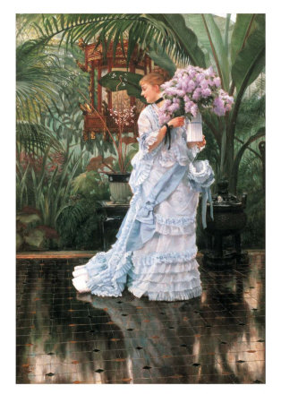 The Bunch Of Lilacs by James Tissot Pricing Limited Edition Print image