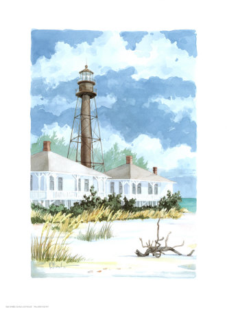 Sanibel Lighthouse by Paul Brent Pricing Limited Edition Print image
