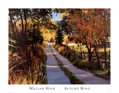 Autumn Road by William Hook Pricing Limited Edition Print image