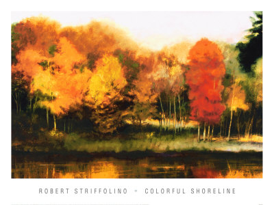 Colorful Shoreline by Robert Striffolino Pricing Limited Edition Print image