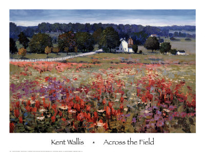 Across The Field by Kent Wallis Pricing Limited Edition Print image