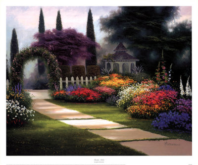 Garden Arbor by Egidio Antonaccio Pricing Limited Edition Print image