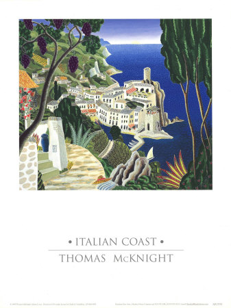 Italian Coast by Thomas Mcknight Pricing Limited Edition Print image