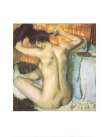 Woman Combing Her Hair by Edgar Degas Pricing Limited Edition Print image
