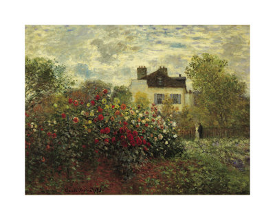 Artist's Garden In Argenteuil by Claude Monet Pricing Limited Edition Print image