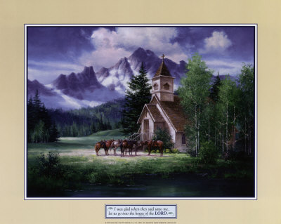Western Church by Jack Sorenson Pricing Limited Edition Print image