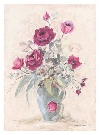 Crimson Roses L by Peggy Abrams Pricing Limited Edition Print image