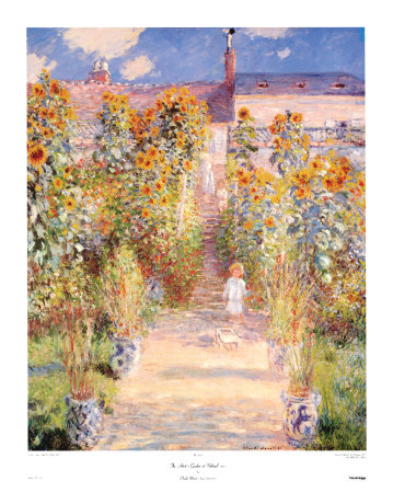 Artist's Garden Vetheuil by Claude Monet Pricing Limited Edition Print image