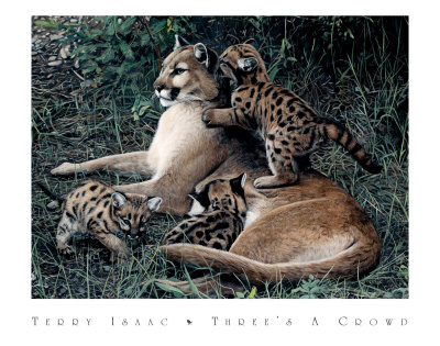 Three's A Crowd by Terry Isaac Pricing Limited Edition Print image